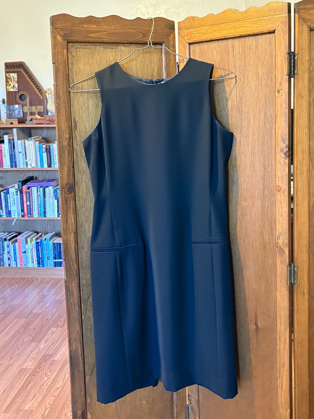 Calvin Klein Black Sleeveless Shift Dress